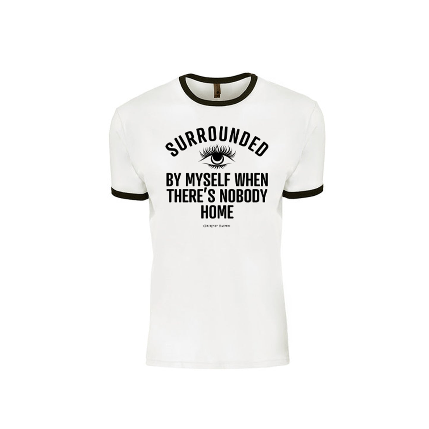Monster Ringer Tee (White/Black)