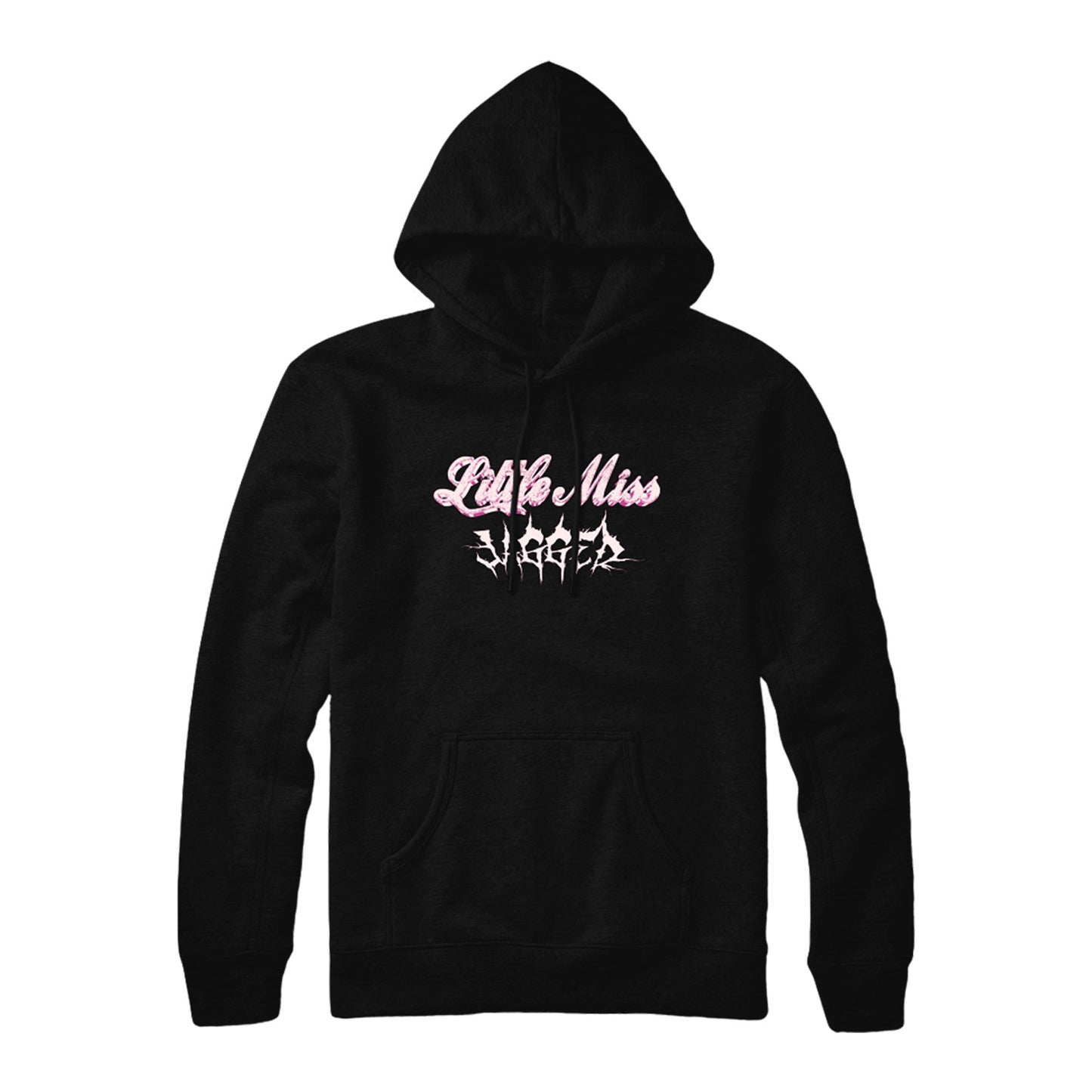 Little Miss Jagged Hoodie (Black)